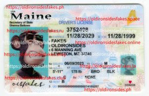 Maine Driver License (New ME)