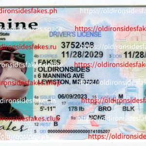 Maine Driver License (New ME)