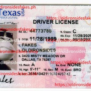 Texas Driver License(New TX O21 2020)