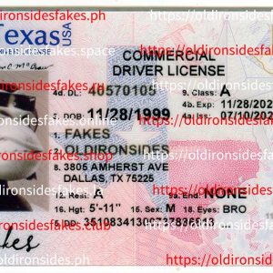 Texas Driver License(New TX O21 CDL 2020)