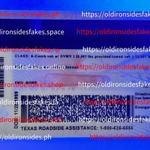 Texas Driver License(New TX O21 CDL 2020)