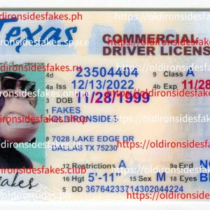 Texas Driver License(Old TX O21 CDL)