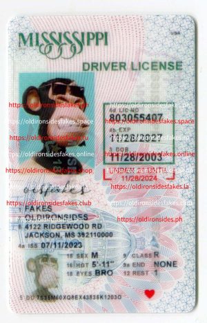 Mississippi Driver License (MS U21)