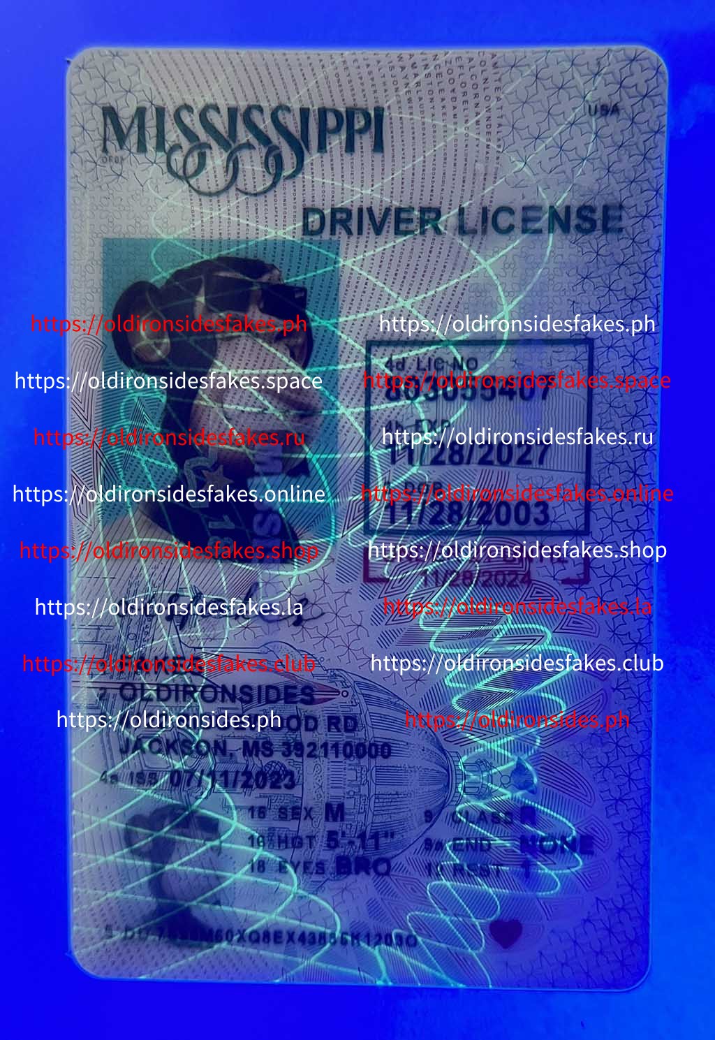 Mississippi Driver License (MS U21) - Image 3