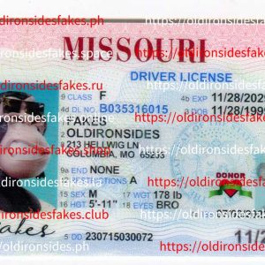 Missouri Driver License(New MO O21)