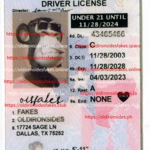 Texas Driver License(New TX U21 2020)