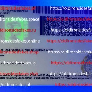 Utah Driver License(UT O21)