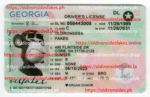 Georgia Driver License(Old GA O21)