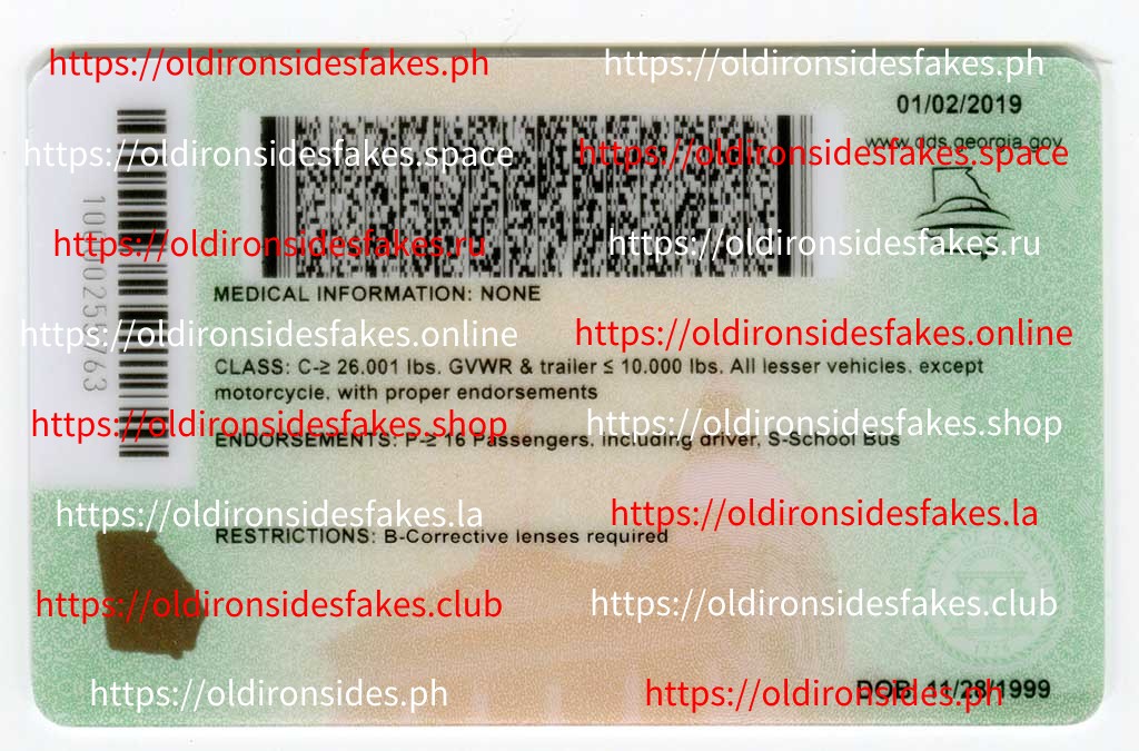 Georgia Driver License(New GA O21) - Image 4