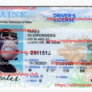 Maine Driver License (Old ME)