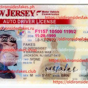 New Jersey Driver License (NJ)