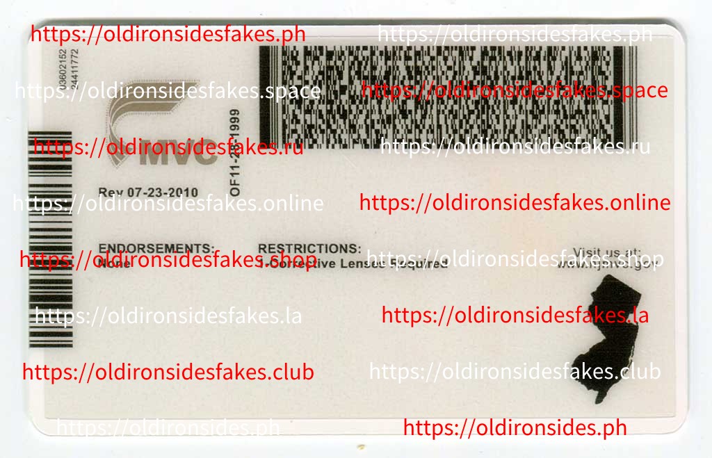 New Jersey Driver License (NJ) - Image 4