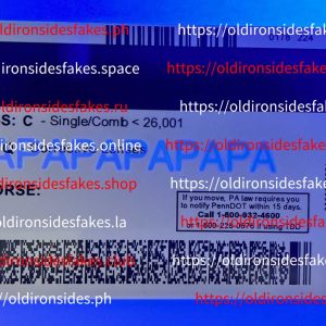 Pennsylvania Driver License(Old PA)