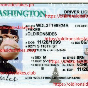 Washington Driver License(New WA)