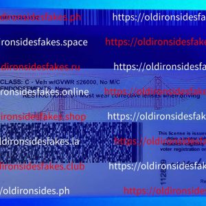 California Driver License(Old CA O21)