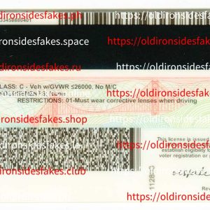 California Driver License (Old CA U21)