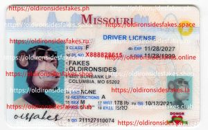 Missouri Driver License (Old MO U21)