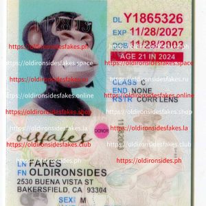 California Driver License(New CA U21)