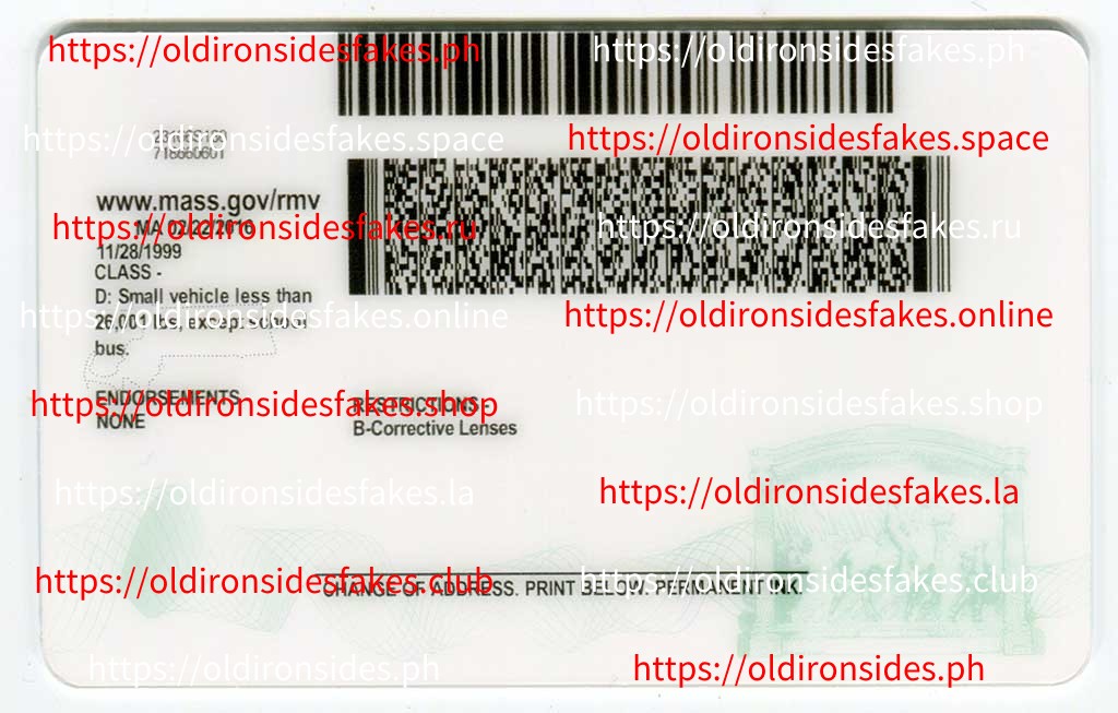 Massachusetts Driver License (New MA O21) - Image 4