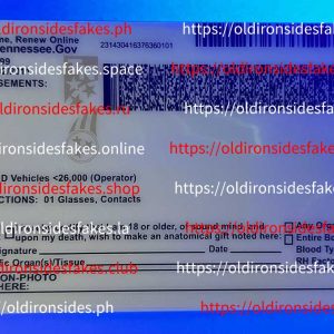 Tennessee Driver License(TN O21)