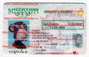 Mississippi Driver License (MS O21)