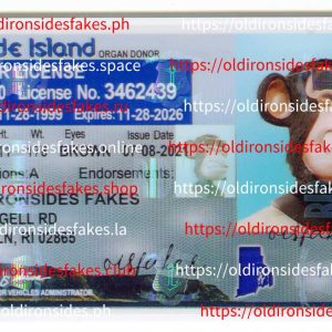 Rhode Island Driver License(Old RI)