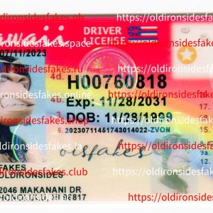 Hawaii Driver License(HI)