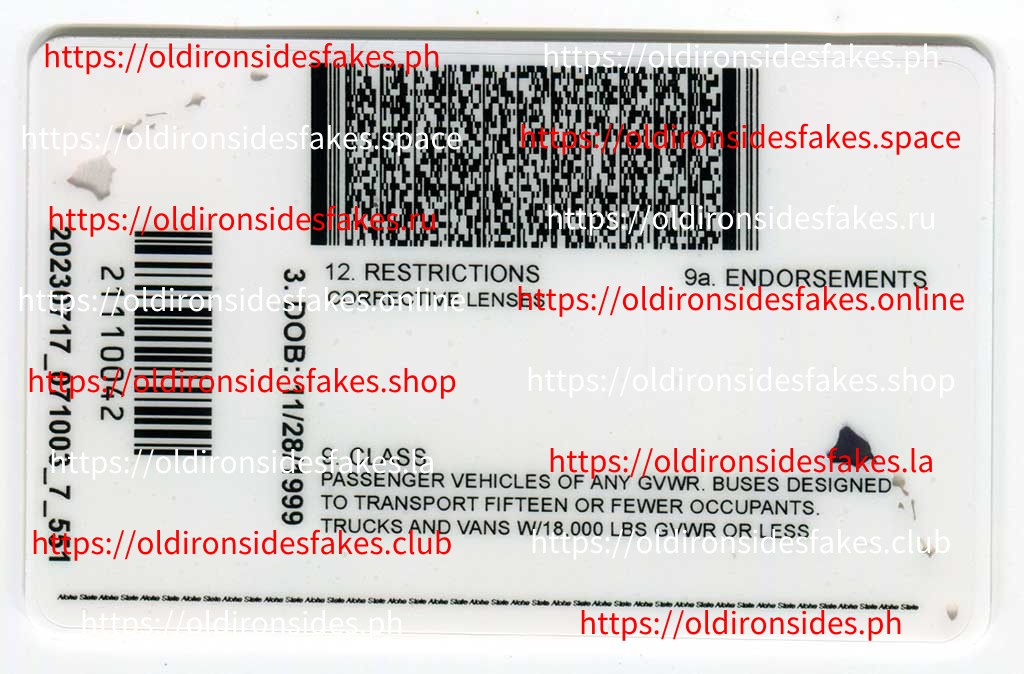 Hawaii Driver License(HI) - Image 4