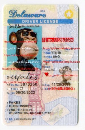 Delaware Driver License(New DE U21)