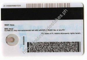 Florida Driver License(New FL U21 DRIVER V1)