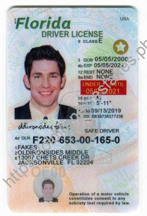 Florida Driver License(New FL U21 DRIVER V1)