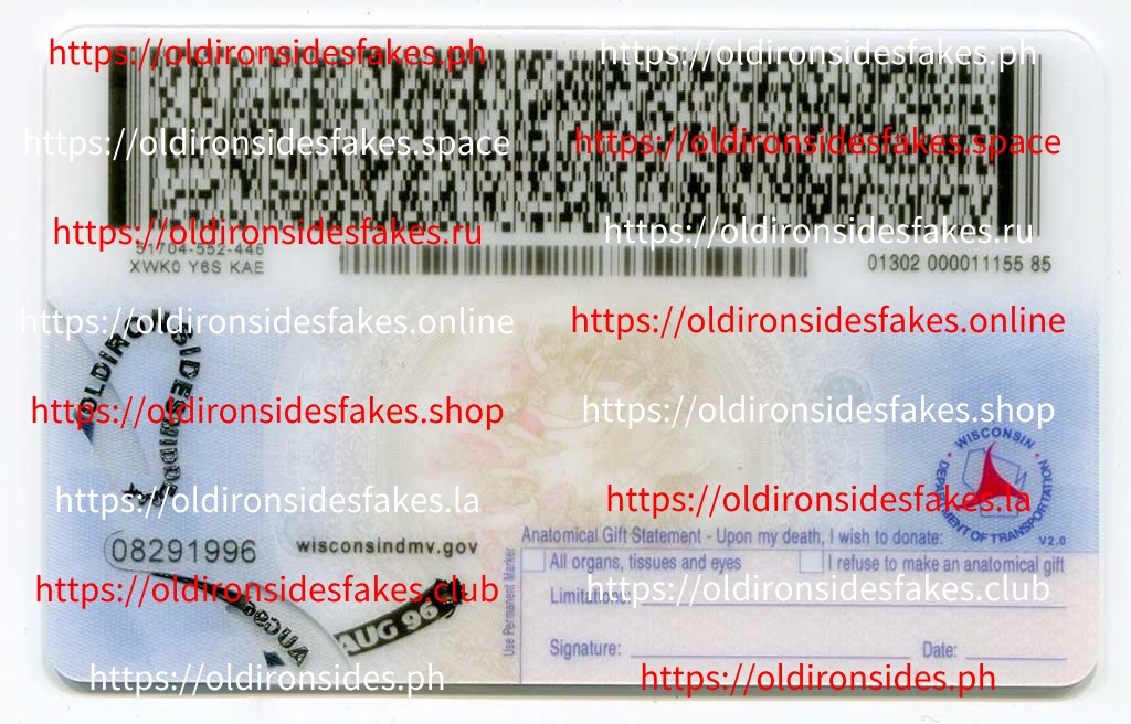 Wisconsin Driver License(WI) - Image 4