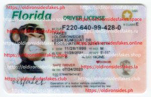 Florida Driver License(New FL O21 V1)