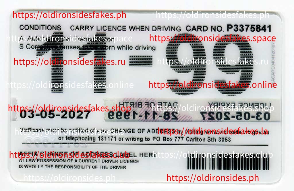 Victoria Australia Probationary Driver Licence(VIC-R-P) - Image 4